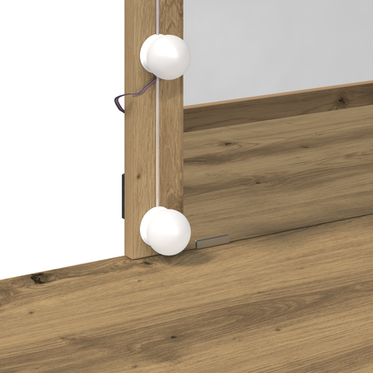 Dressing Table Artisan oak 100 x 40 x 130 cm Engineered wood