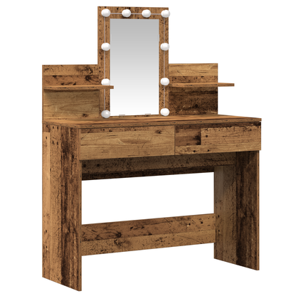 Dressing Table Old Wood 100 x 40 x 130 cm Engineered wood