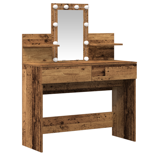 Dressing Table Old Wood 100 x 40 x 130 cm Engineered wood
