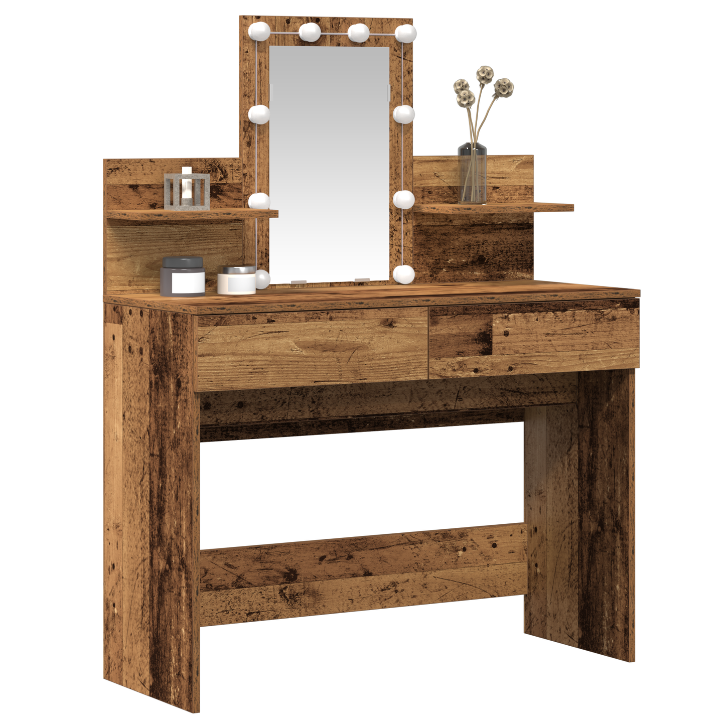 Dressing Table Old Wood 100 x 40 x 130 cm Engineered wood