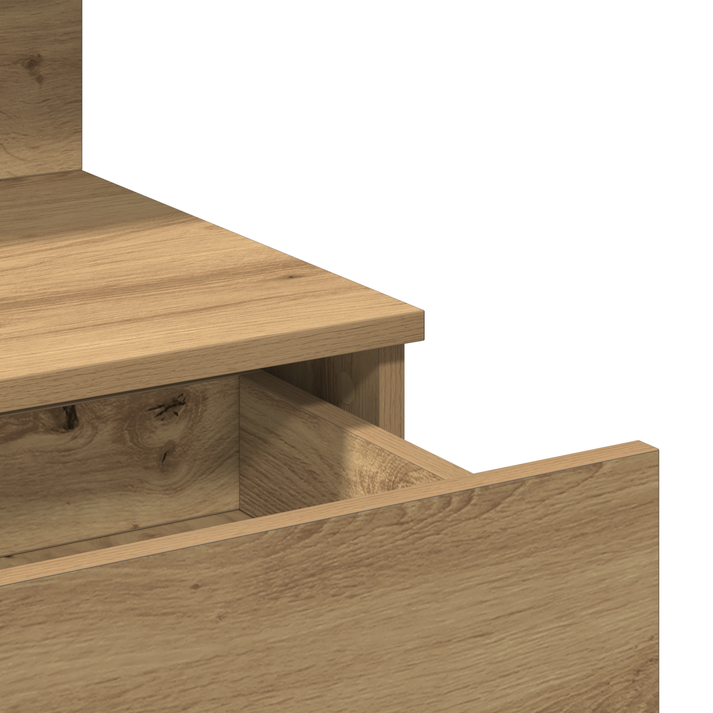 Dressing Table Artisan oak 100 x 40 x 130 cm Engineered wood