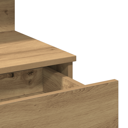 Dressing Table Artisan oak 100 x 40 x 130 cm Engineered wood