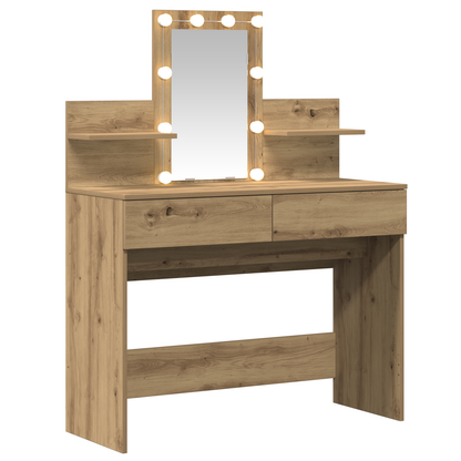 Dressing Table Artisan oak 100 x 40 x 130 cm Engineered wood