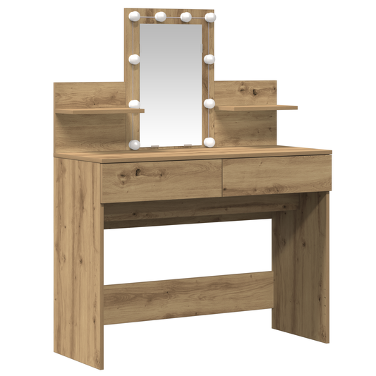 Dressing Table Artisan oak 100 x 40 x 130 cm Engineered wood