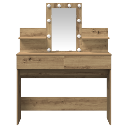 Dressing Table Artisan oak 100 x 40 x 130 cm Engineered wood