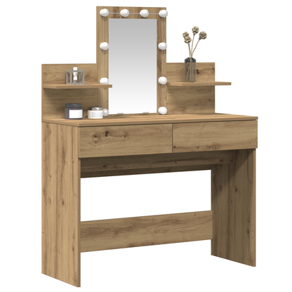 Dressing Table Artisan oak 100 x 40 x 130 cm Engineered wood
