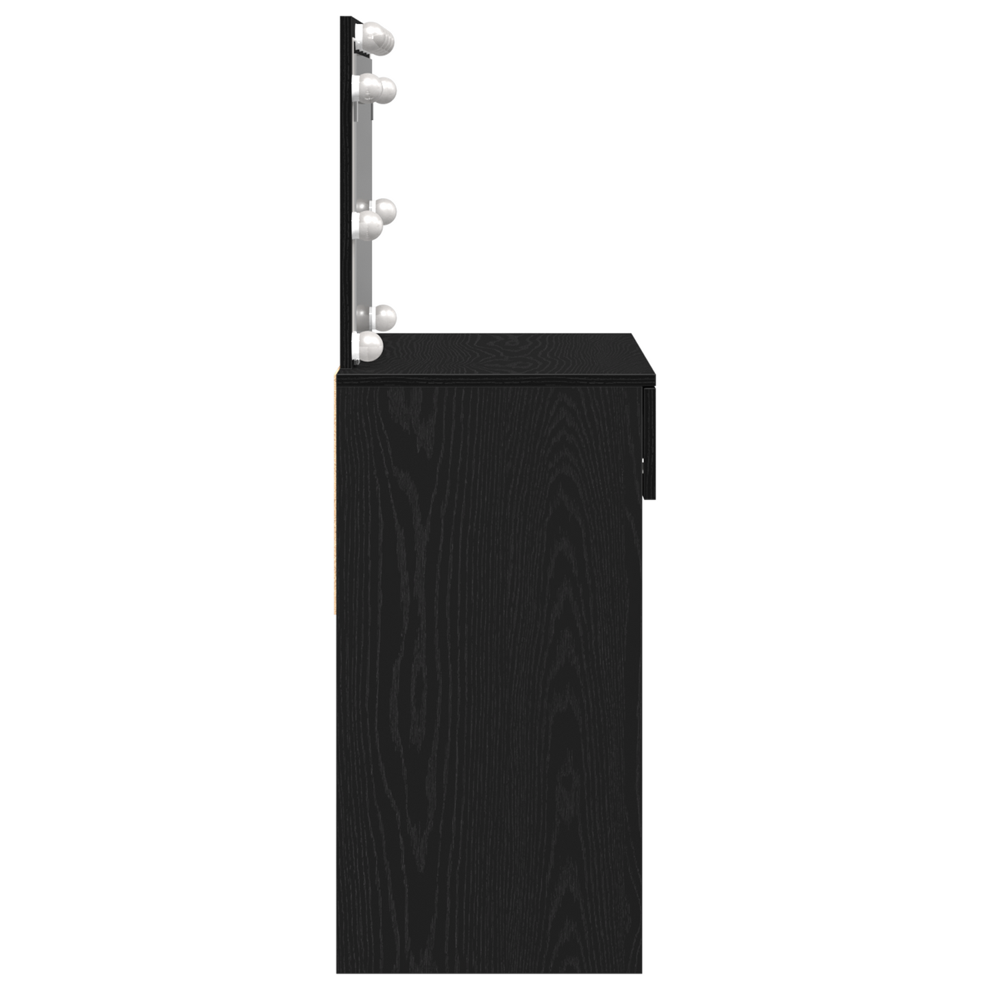 Dressing Table Black oak 100 x 40 x 120 cm Engineered wood