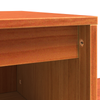 Bedside Cabinet with Drawer Wax brown Solid pinewood