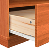 Bedside Cabinet with Drawer Wax brown Solid pinewood